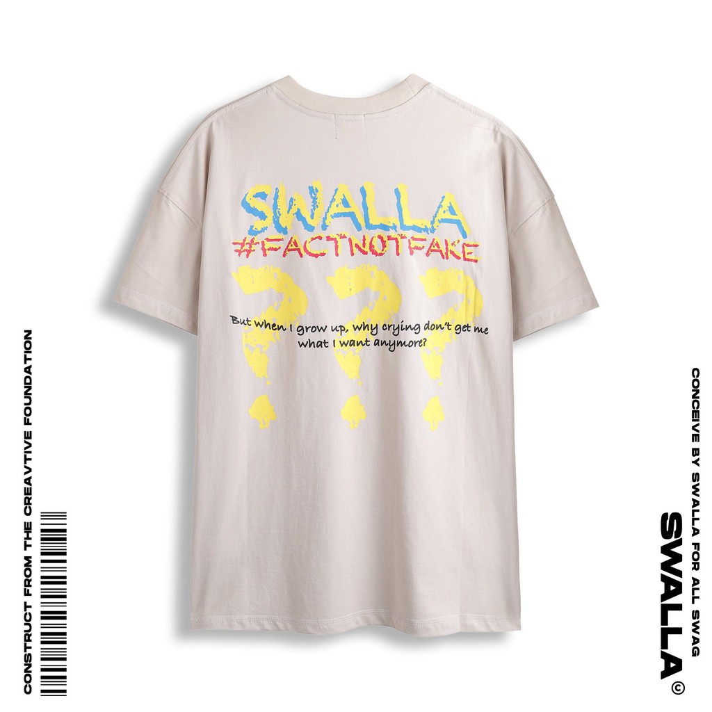 Áo thun unisex SWALLA CRY-BABY 100% PREMIUM COTTON - LOCAL BRAND chính hãng