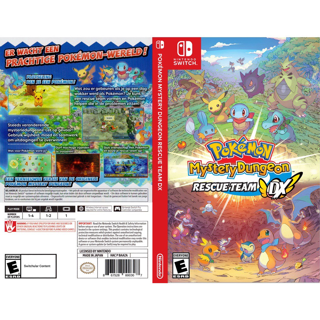 Bìa cover game nintendo switch theo yêu cầu