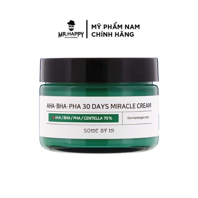 Kem dưỡng da giảm mụn Some by mi AHA-BHA- PHA 30 days Miracle Cream