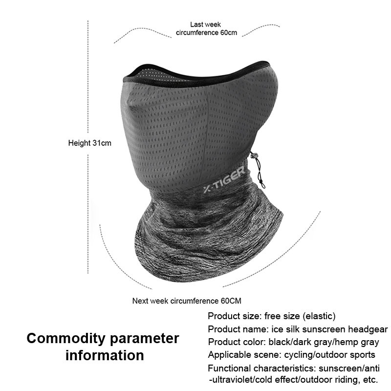 Mặt Nạ X-TIGER Lụa Băng Thoáng Khí CHống Bám Hồ Hơi Và Chắn Tia UV Mềm Mại Tiện Lợi Cho Các Môn Thể Thao Ngoài Trời