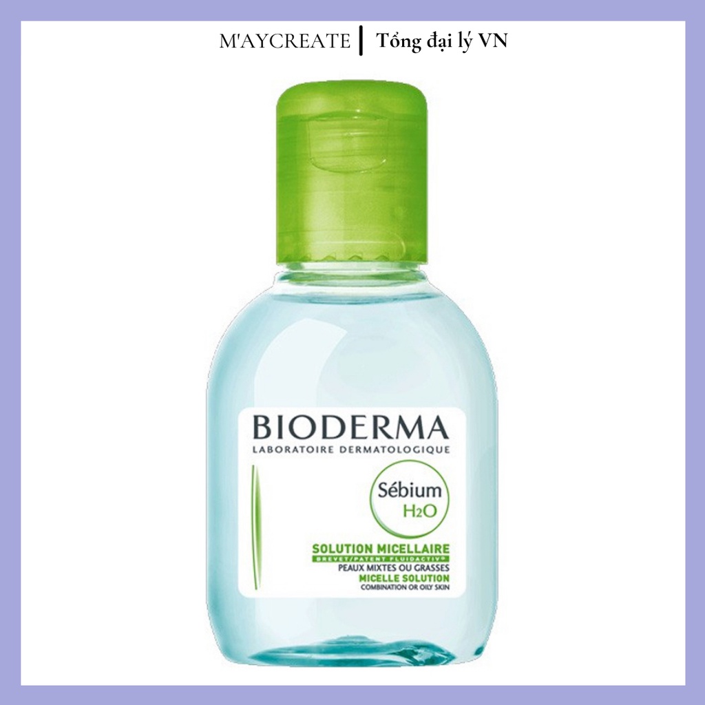 Nước tẩy trang Bio.derma cho da nhạy cảm Sensibio H2O 100ml BITT01