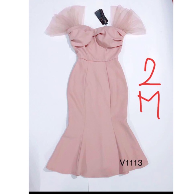 Combo váy dự tiệc hồng pastel