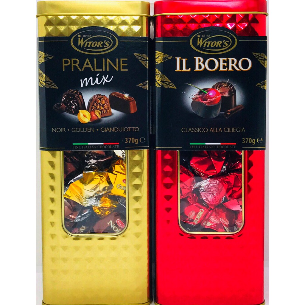 KẸO SOCOLA WITOR'S PRALINE MIX IL BOERO DELICIA SINCE DEPUIS 1896 ITALIAN TRUFFLES HÀNG Ý ĂN CỰC NGON QUÀ TẾT SANG TRỌNG