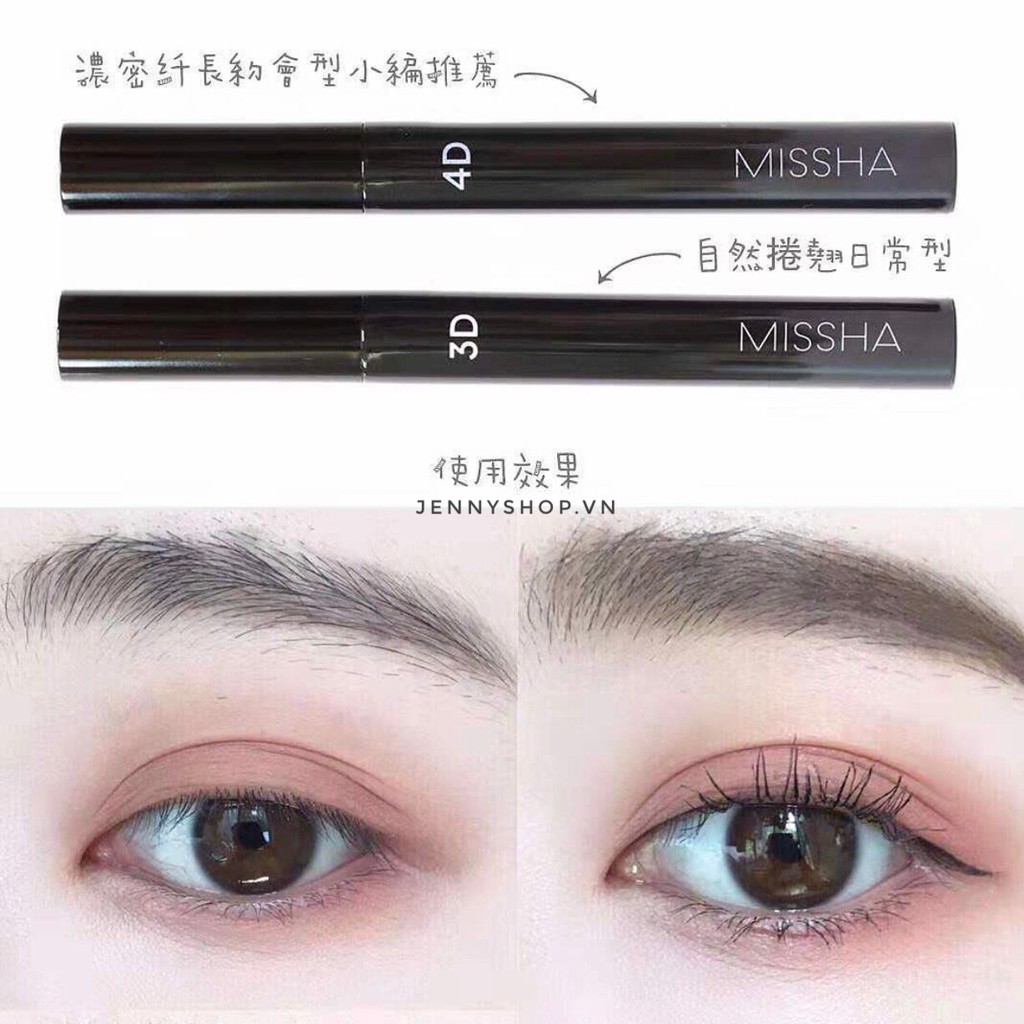 Chuốt Mi Missha 4D Style Mascara