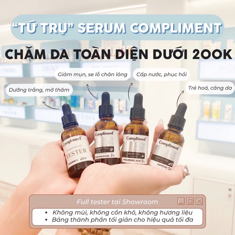 Serum Compliment 2% BHA/ Hyaluronic 5%/ Vitamin C 20% -27ml