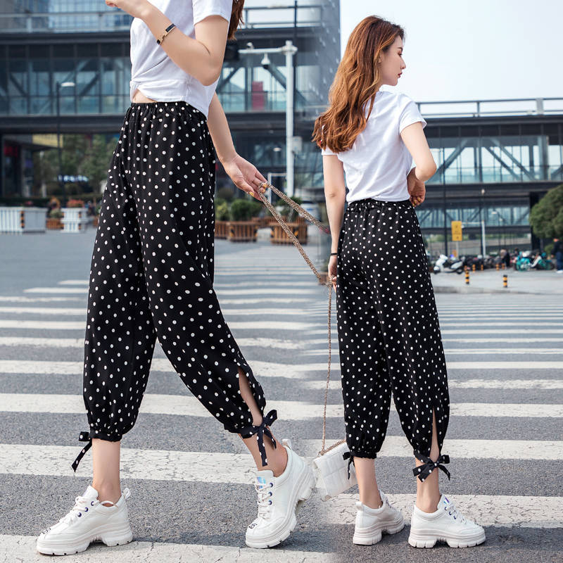 Ready Stock | Korean Square Pants Jogger pants for women Pants high waist Plus size Stretchable 6tPd