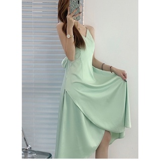 ĐẦM MAXI HAI DÂY ĐẮP NGỰC NƠ LƯNG