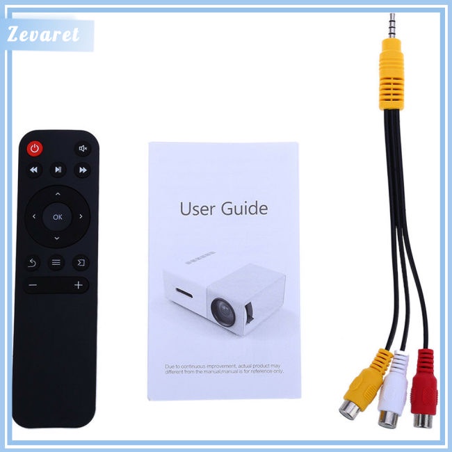 Máy ChiếU Gia ĐìNh Zevaret YG300 1080P Usb Hdmi-Compa AV SD KèM Phụ KiệN