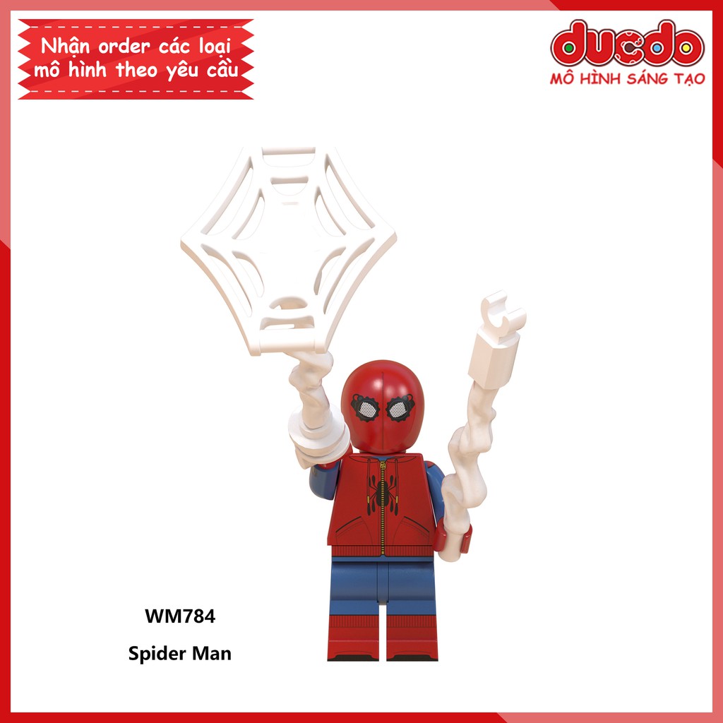 Minifigures các nhân vật Spider Man người nhện xa nhà - Đồ chơi Lắp ghép Xếp hình Mini Iron Man Mô hình WM WM6071