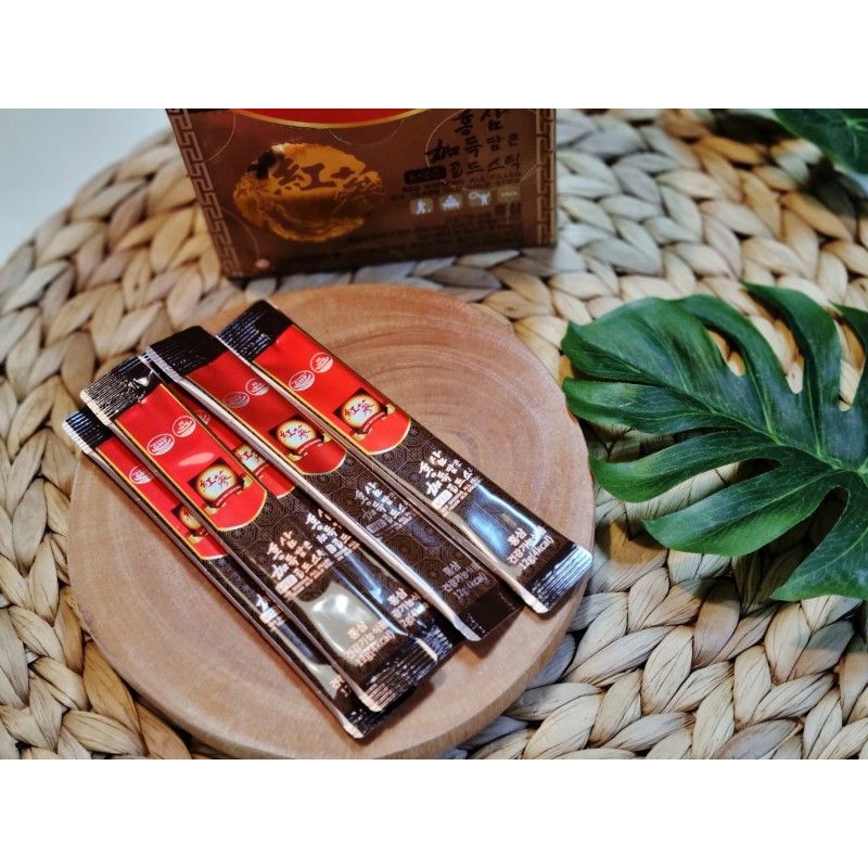 Hồng sâm nước 6 năm tuổi cao cấp KOREA RED GINSENG DISTRIBUTION Korea Red Ginseng Six Years Old Gold Stick Premium