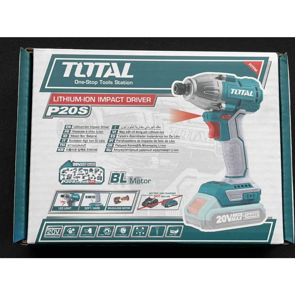 Body máy siết vít dùng pin Lihitum 20V Total TIRLI20030/TIRLI2002/TIRLI2017