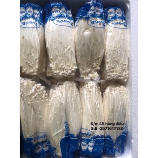 1 THÙNG NẤM KIM CHÂM LOẠI 200G