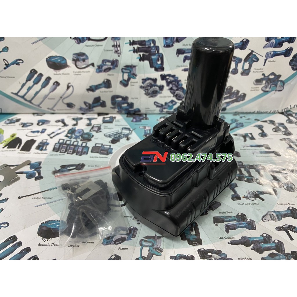 Vỏ mạch pin Hitachi 10.8V 3S 2P Li-ion, nhận sạc zin. BN.