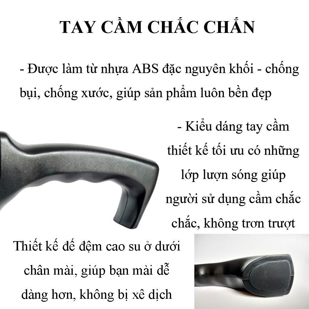 [Hàng chính hãng] - Dụng cụ mài dao kéo đa năng Lock and Lock 4in1 - Mài cực sắc, cực bền