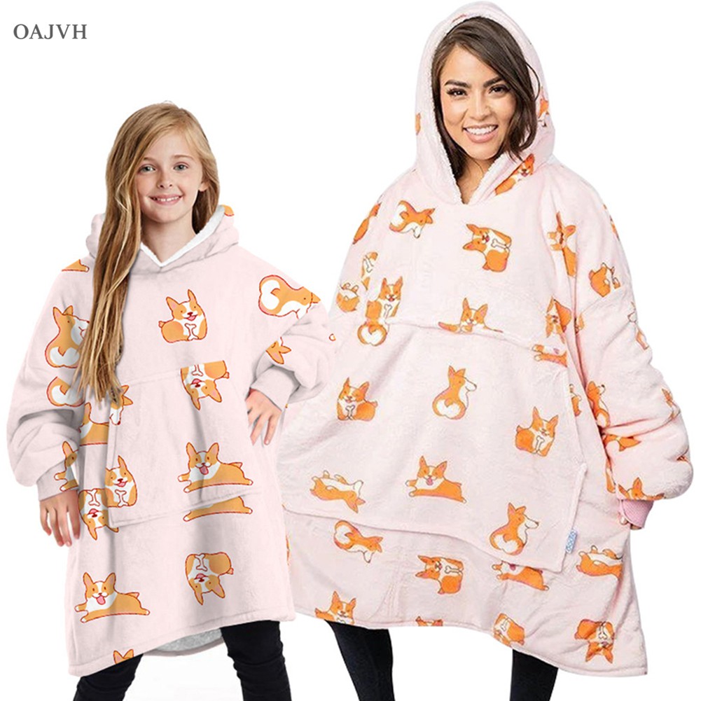 Áo Chăn Bông Ấm Áp Họa Tiết Dễ Thương Xinh Xắn Áo Hoodie MAIL LÁ THƯ Ulzzang Unisex 1hitshop
