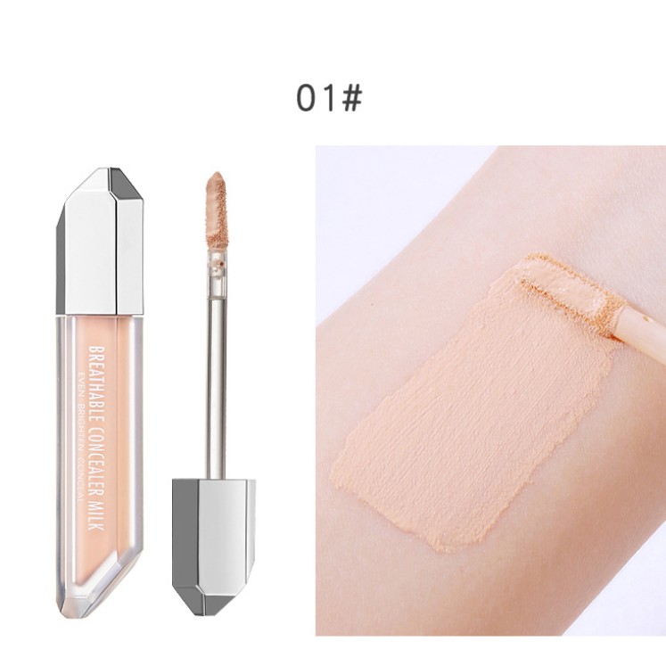 Kem che khuyết điểm thâm mắt đốm thâm mụn Breathable Concealer Milk 5g