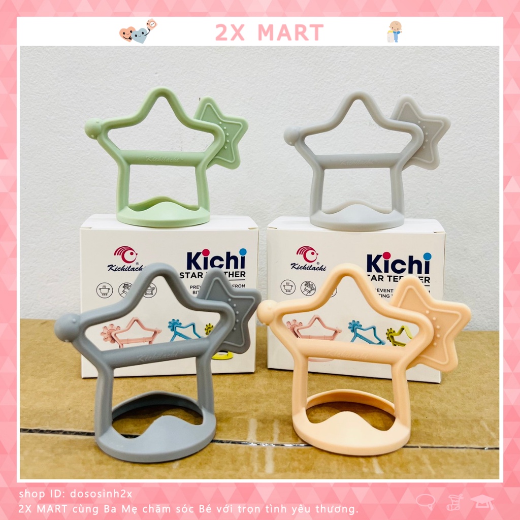 Gặm Nướu Cho Bé Kichi hình ngôi sao cho bé