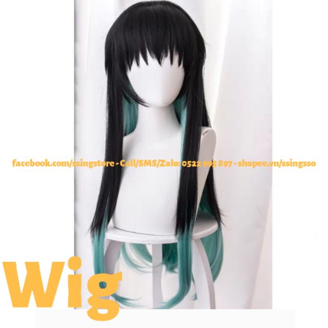 Set quần áo COSPLAY nhân vật anime Tokitou Muichiro trong Kimetsu Yaiba Zenitsu