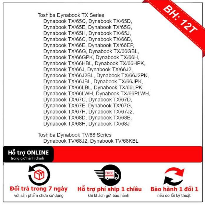 Pin Laptop TOSHIBA PA3534U  - 6 CELL- Satellite A200 A205 A210 A215 A300 A300D A305 A305D A350 A350D PA3535U