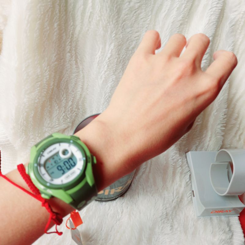 Đồng hồ điện tử trẻ em Diray có hình thú, dây silicon bền bỉ nhiều màu, hàng hãng có bảo hành