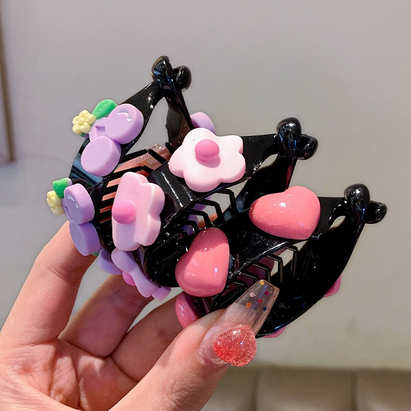 Kẹp Tóc Hình Hoạt Hình Dễ Thương Cho Bé Gái