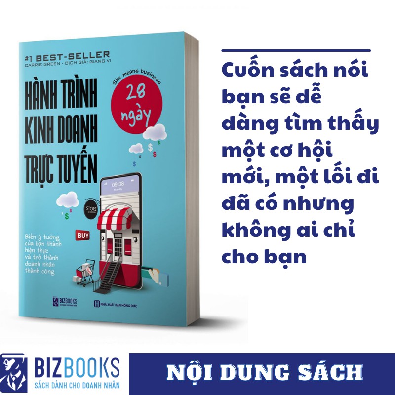Sách - BIZBOOKS - Hành Trình Kinh Doanh Trực Tuyến 28 Ngày - 1 BEST SELLER | BigBuy360 - bigbuy360.vn