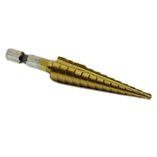 Bộ 3 mũi khoan bậc thang dạng tháp bằng thép tinanium