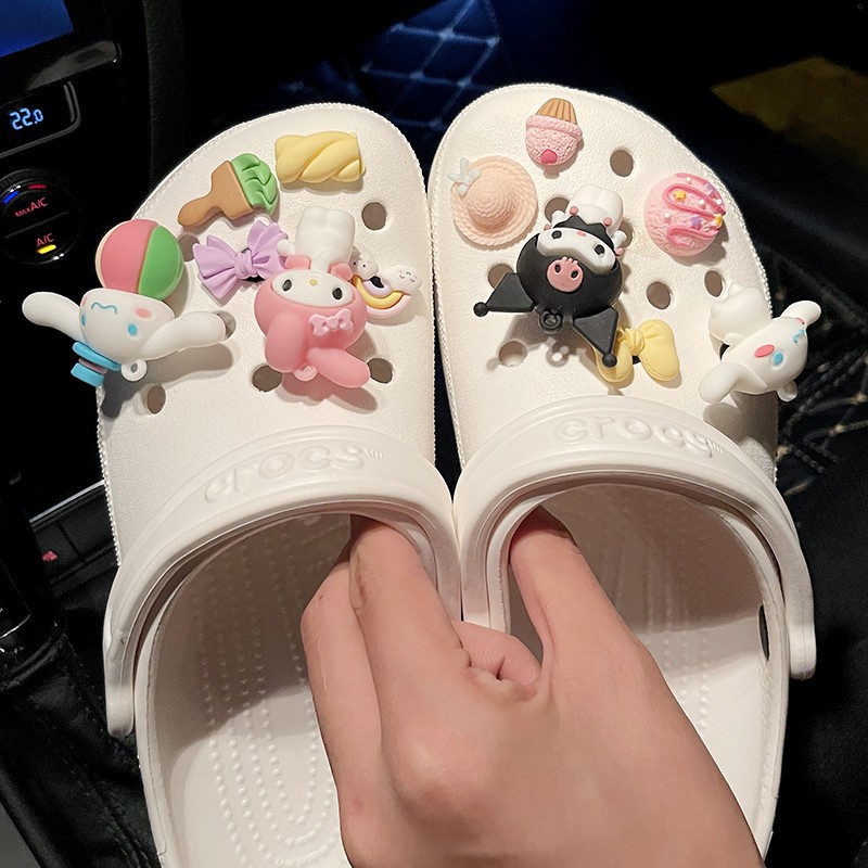 phụ kiện dép Crocs charm DIY khóa giày crocs jibbitz Nhựa trang sức Phụ kiện trang trí giày crocs nút trang trí giày trẻ em Dép Sandal Đồ trang sức Quà tặng sáng tạo món quà đặc biệt