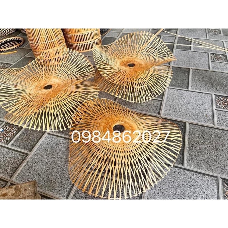 Đèn lá sen kết hợp 2 lá, đèn trang trí, đèn treo thả