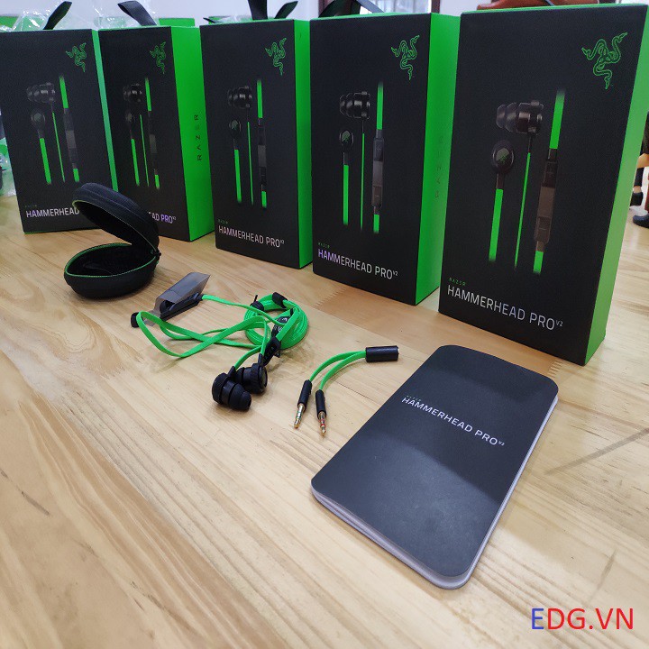 Tai nghe Razer Hammerhead Pro V2  Mới Fullbox giá khuyến mại hàng chất lượng