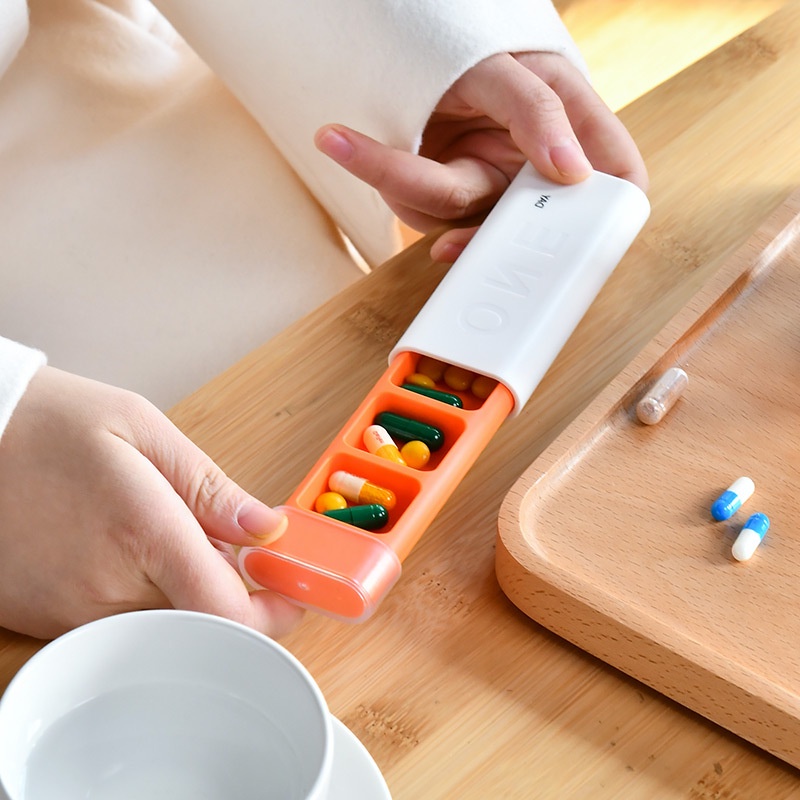 Hộp đựng thuốc 3 ngăn tiện lợi khi đi du lịch