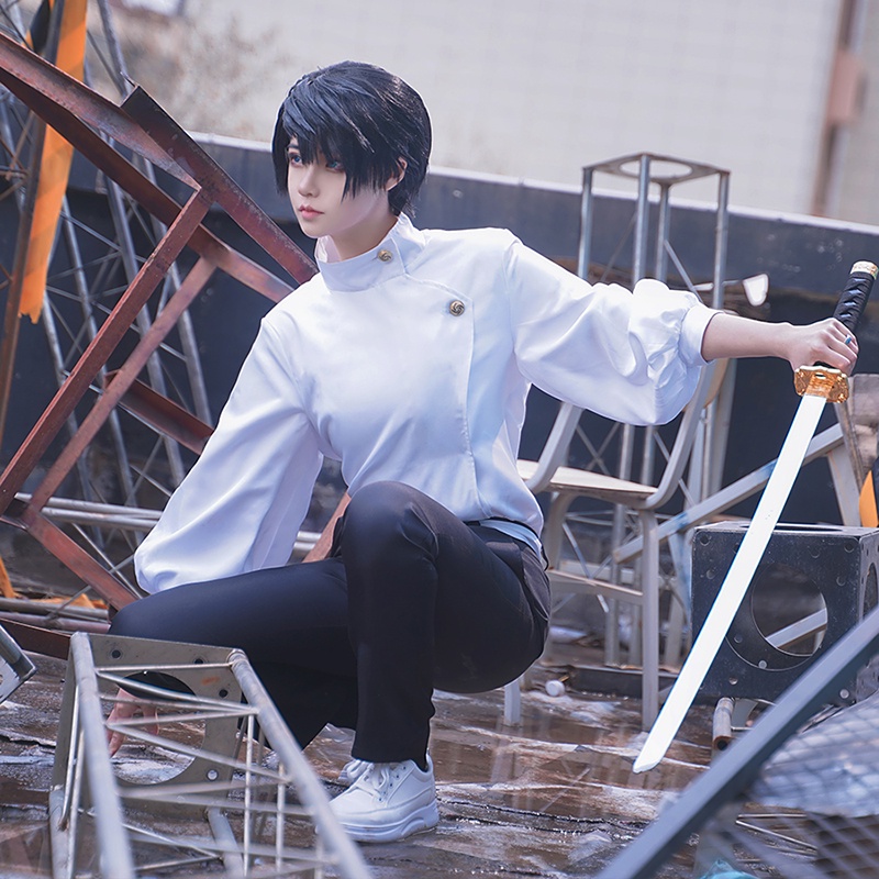（và vòng） Trang phục set đồ cosplay Yuta Okkotsu Jujutsu Kaisen chú thuật hồi chiến