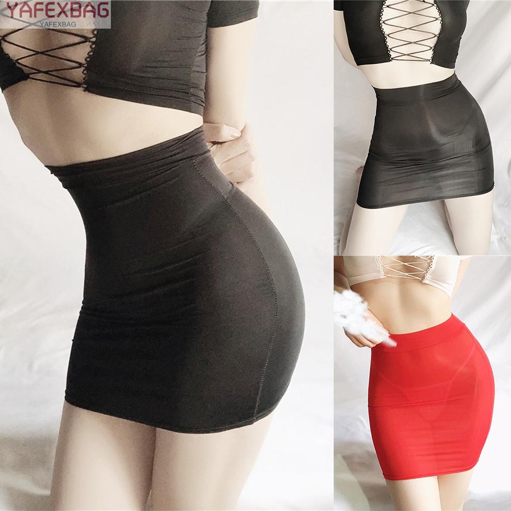 Skirt Club Short Mini Skirt Lingerie Sheer Mesh Micro Mini Skirt Nightwear