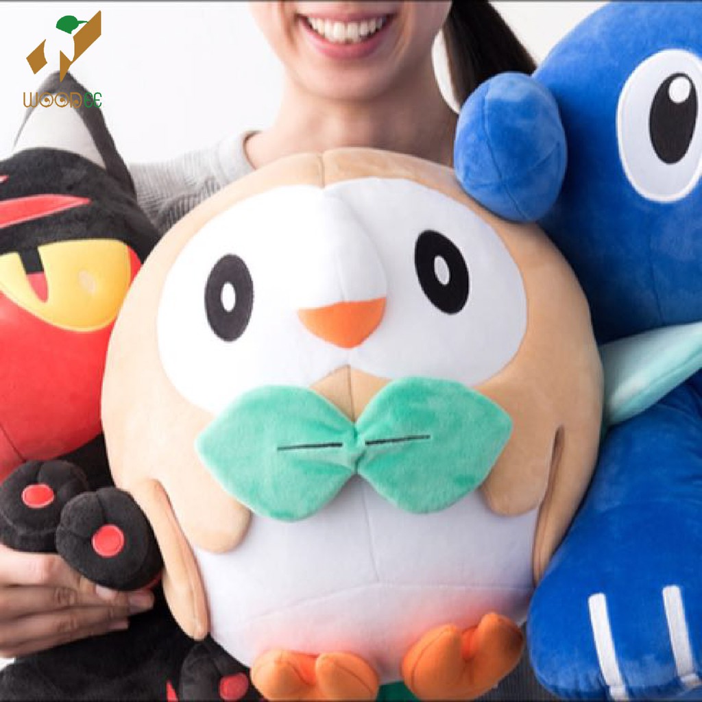 Gấu bông pokemon chim Rowlet 20cm