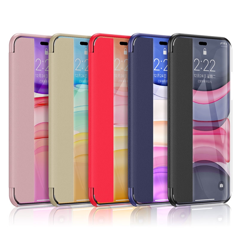 Bao điện thoại nắp gập kiêm chân đế bằng da PU cho Iphone 11 Pro 6/s/p/sp/7/p/8/p/X/Xr/Xs/Max | BigBuy360 - bigbuy360.vn