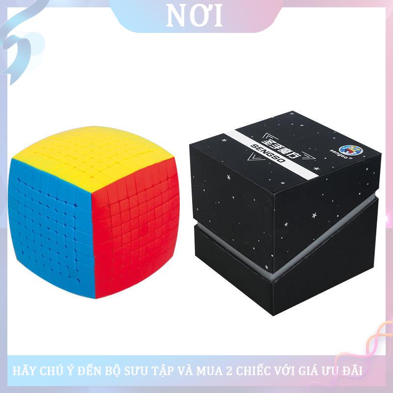 ☢▽Holy Hand 9-Order Rubik s Cube Màu sắc đồng nhất, không có nhãn dán hộp quà tặng cửa hàng cao cấp hình bánh m