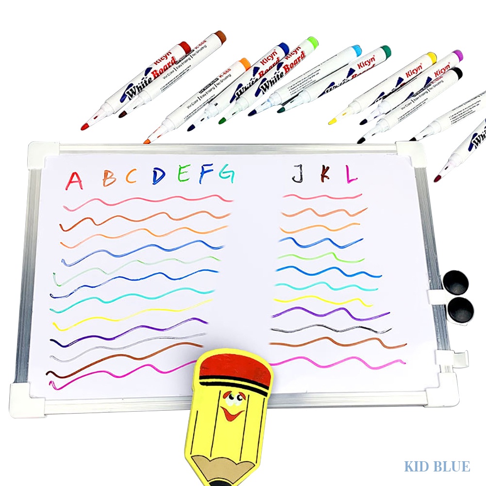 Set 12 Bút Lông Viết Bảng + 1 Muỗng Màu Sắc Nổi Bật Cho Bé