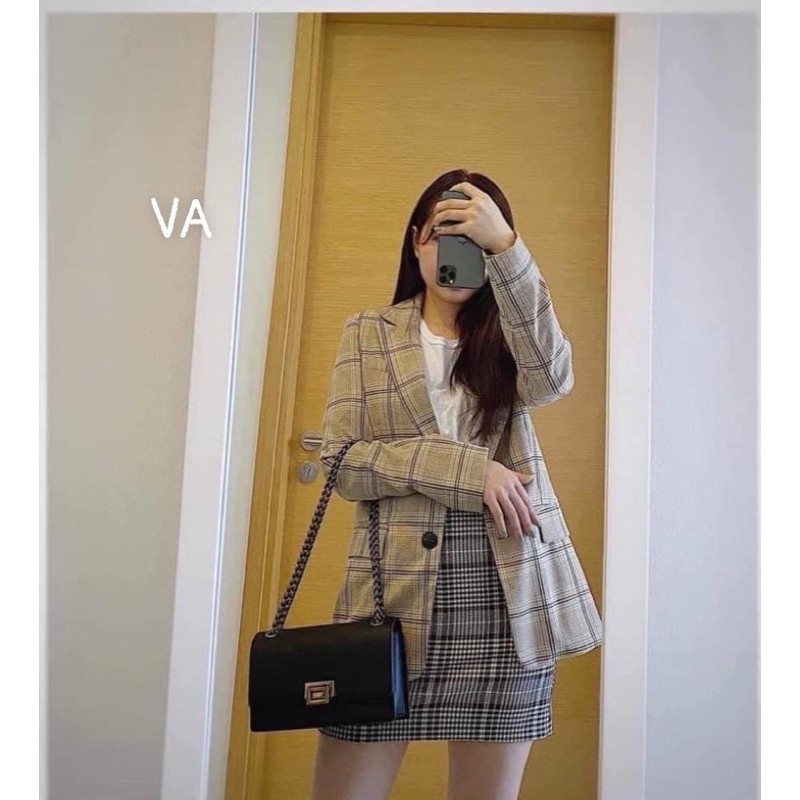 túi xách nữ hot hit khoá gập in logo cnKQccc xịn sò