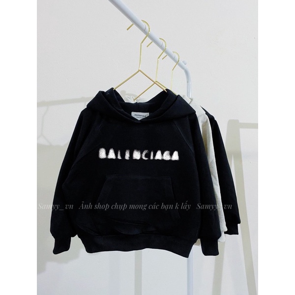 ￼Áo nỉ mũ hoodi Balanciaga cho bé trai, gái, áo unisex cho bé , Samyy_vn
