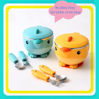 [RẺ VÔ ĐỊCH] Bát Gà Ăn Dặm GORYEO BABY 3 Chi Tiết Cho Bé