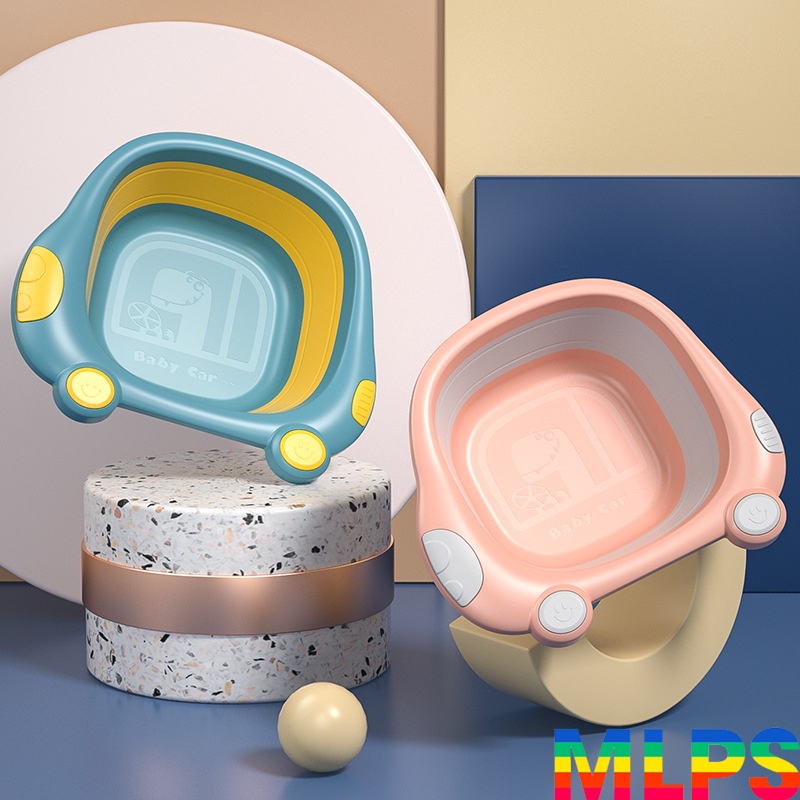 Chậu rửa mặt gấp gọn hình Ô TÔ cho bé