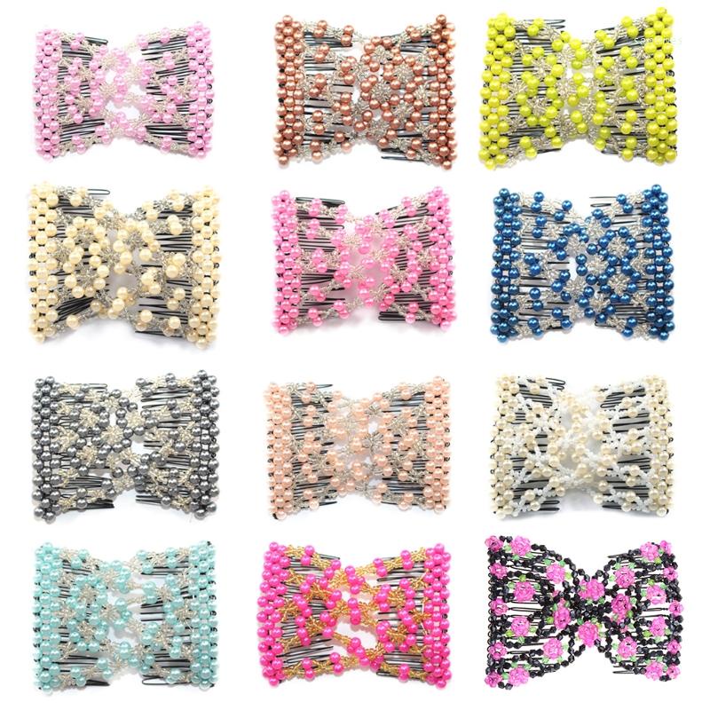 Lược Cài Tóc Hai Đầu Đính Hạt Ngọc Trai Nhân Tạo Cho Nữ