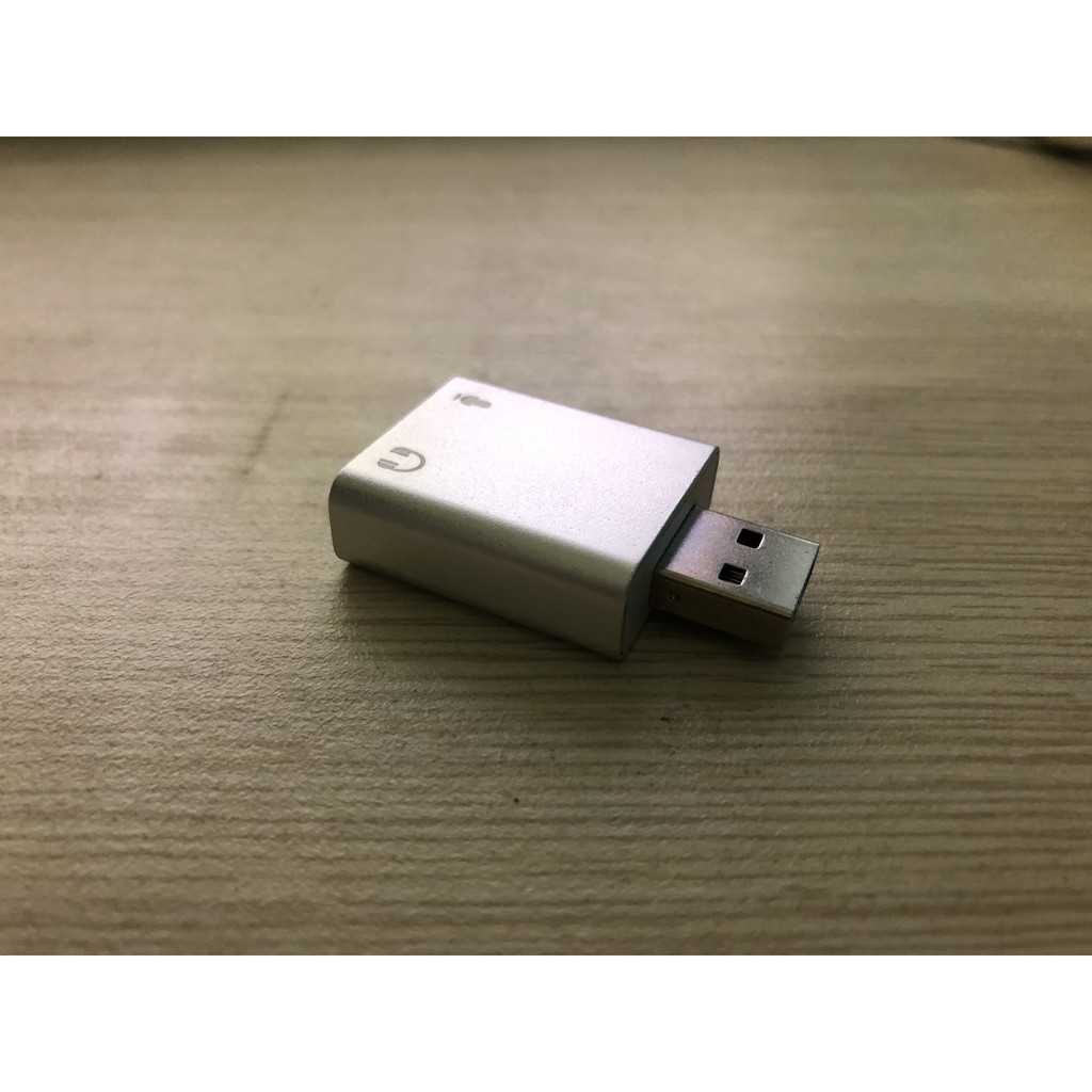 USB âm thanh PC sound 7.1 vỏ nhôm chất lượng cao