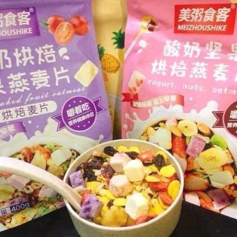 NGŨ CỐC SỮA CHUA HOA QUẢ
