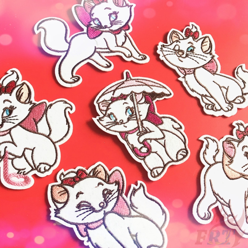 Disney 1 Sticker Ủi Thêu Hình Mèo Marie
