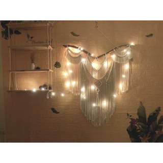 (Đủ size) Mành macrame vintage trang trí