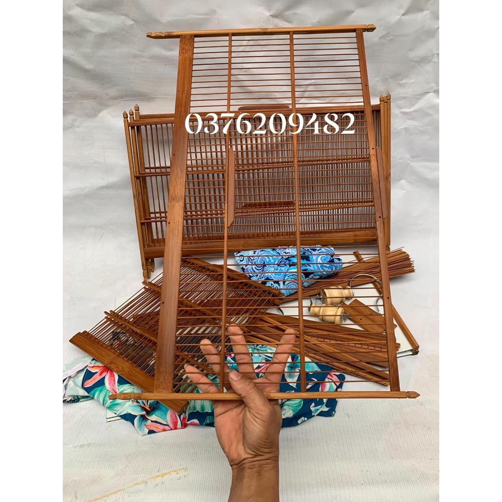 KHUNG LỒNG TẬP LỰC MÀO TRE 60 và 80 TỰ LẮP RÁP SIÊU BỀN, ĐẸP