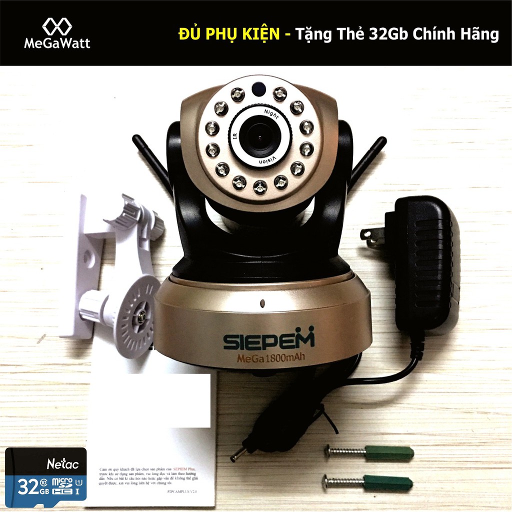 CAMERA NHÀ GIÀU Siêu Nét 4.0 - Cúp Điện Vẫn Quay. Pin 1800mAh
