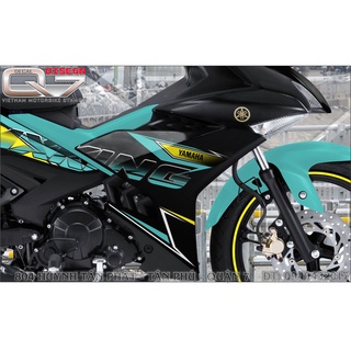 TEM RỜI EXCITER 150 XANH ĐEN
