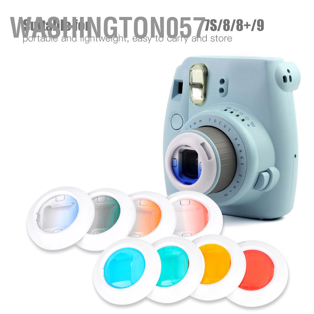 Hàng Hot Set bộ lọc đèn flash camera chụp ảnh lấy liền 4 màu cho Fujifilm Instax Mini 7S/ 8/ 8+/ 9 washington057 Hàng giao ngay